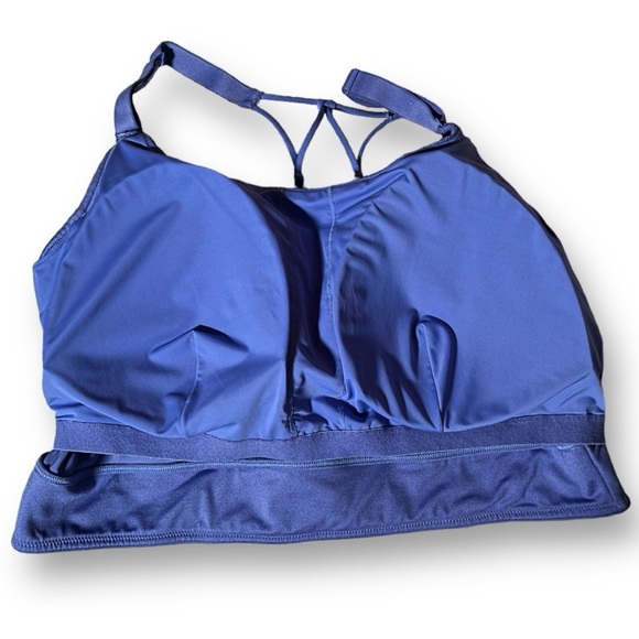 LIVI Active Lane Bryant Wireless Low Impact Lace Sports Bra Violet Purple 26 4x - Picture 5 of 7